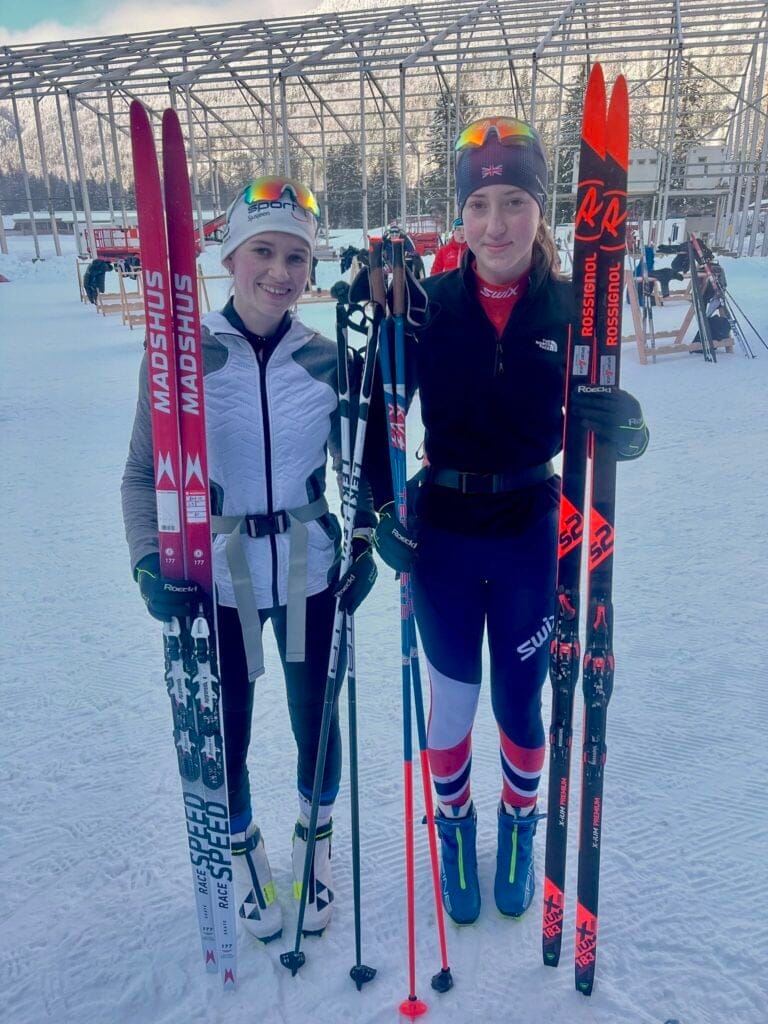 Isabelle & Elif in Ruhpolding at British Championships