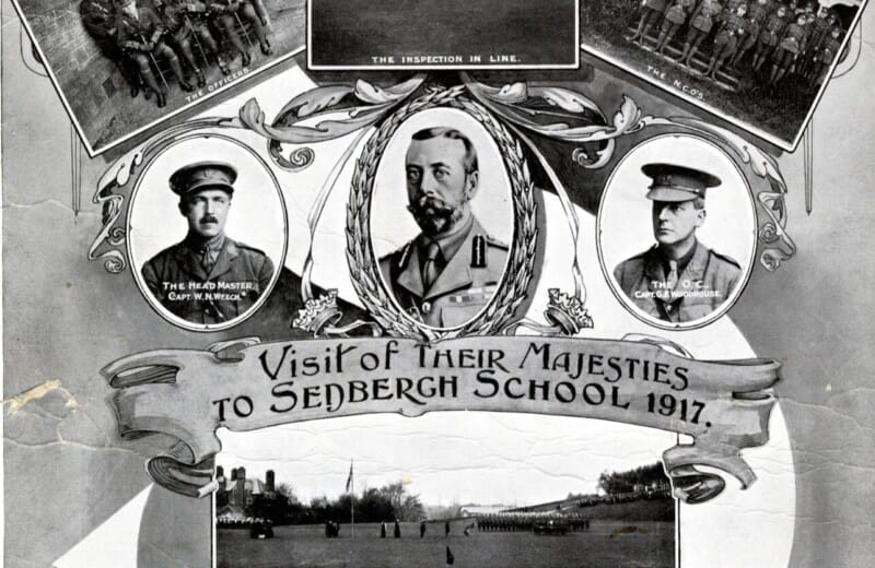 History of Sedbergh School in 50 Objects #24: Visit of King George Vth to Sedbergh School 19th May 1917