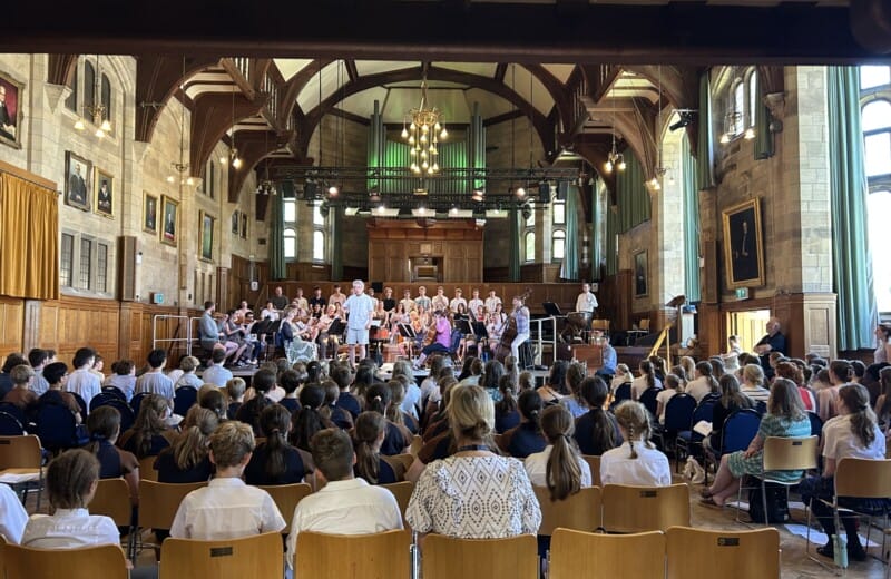 Sedbergh music workshop brings together young singers and professional performers