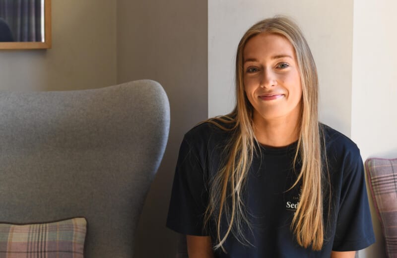 Sophie explains her A-level success and choice of Psychology at Durham